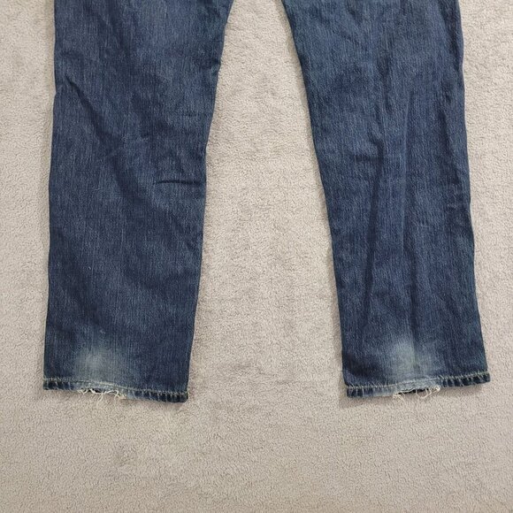 Tommy Bahama Mens Blue Jeans 36x31 Standard Fit Cotton/Tencel Blend - Picture 8 of 9